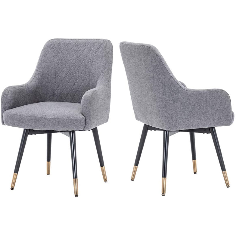 Abree 18.9'' H Fabric Upholstered Armchair, Gray