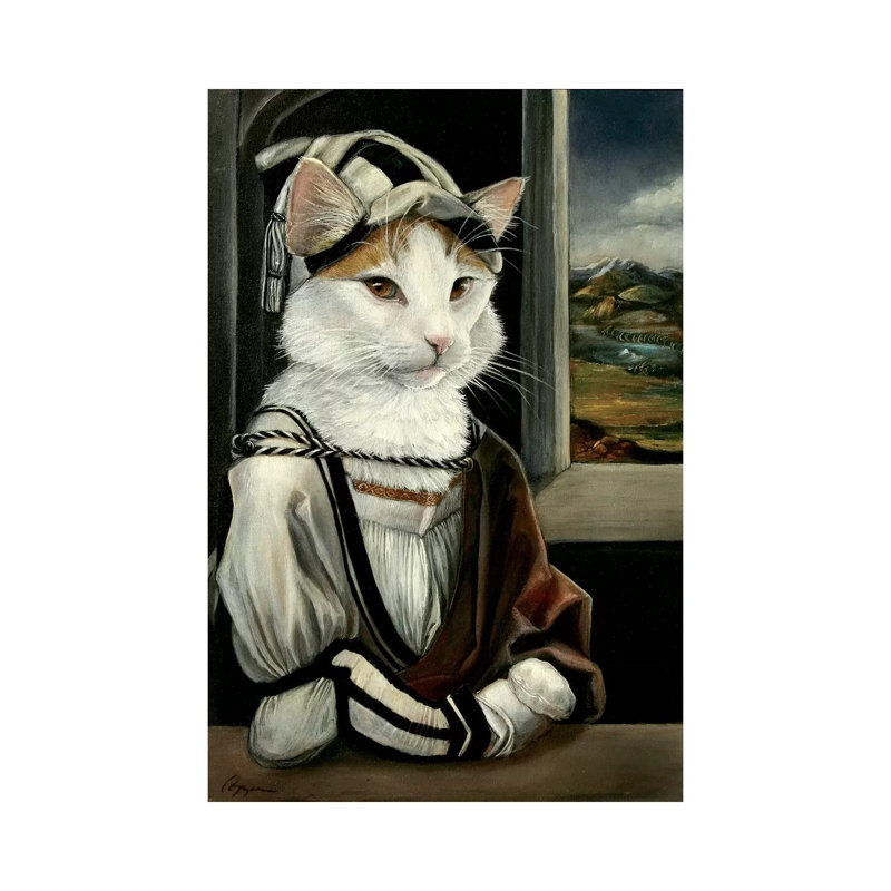 Gizmo 1 Piece Wrapped Canvas Painting, 20.32 cm H x 30.48 cm W