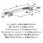 Poignée d'armoire en chrome poli 5-1 / 16 po (128 mm) Triomphe - paquet de 25-111778848-111778847