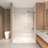 56-60" X 66" H Frameless Sliding Bathtub Door, Tub Shower Door, 5/16" (8Mm) Clear Tempered Glass, Stainless Steel Frame-125316966