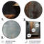 Black Industrial Minimalist Bath I - Bathroom Metal Wall Art-101153894