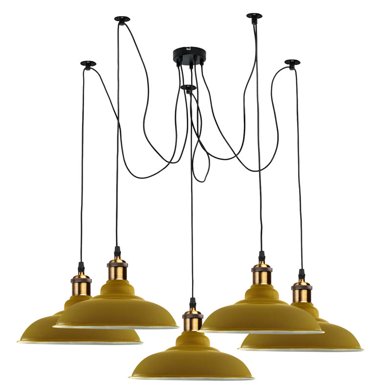 London 5 - Light Pendant, Yellow