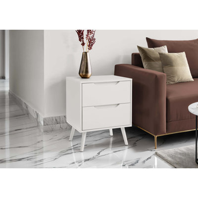 Table d'appoint, table de bout, tiroir de rangement, table de chevet, chambre à coucher, salon, moderne, contemporain