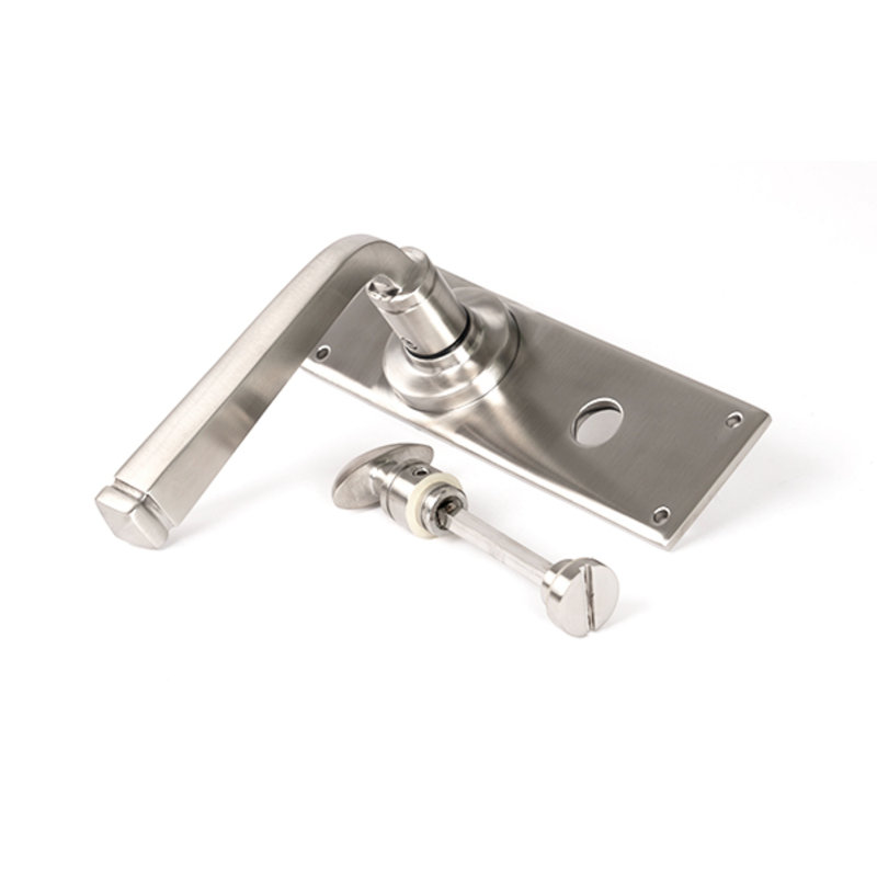 Door Handle, Satin Marine