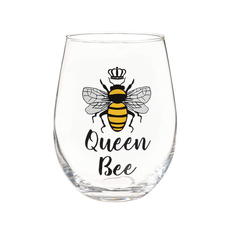 Genendy 17 oz. Stemless Wine Glass