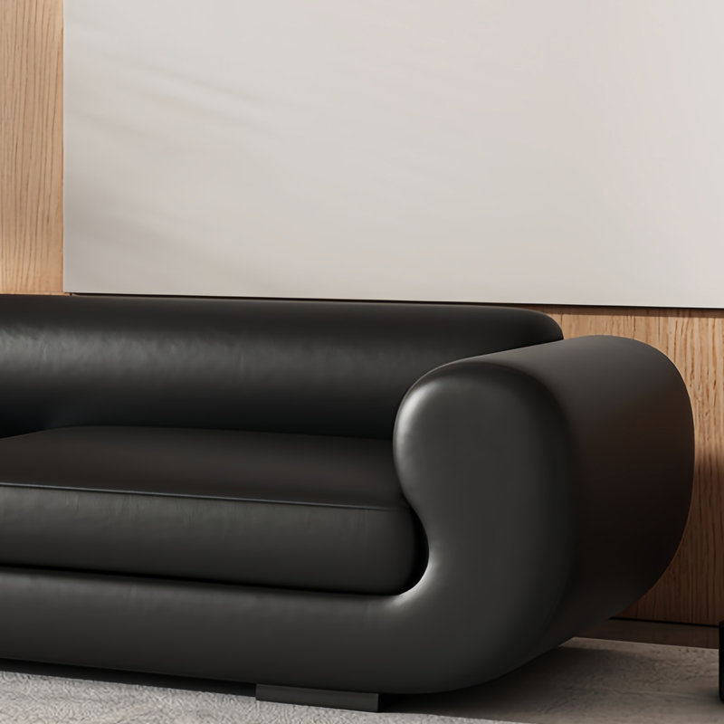 Banc de bout Chic Minimalist, Noir