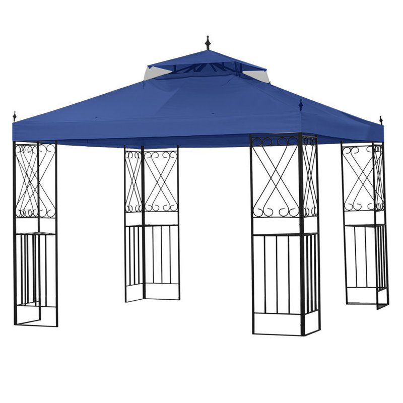 Housse de remplacement pour pavillon de jardin Parlay Scroll SEULEMENT, Beige, Tissu Riplock 350