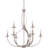 9 - Light Steel Dimmable Chandelier