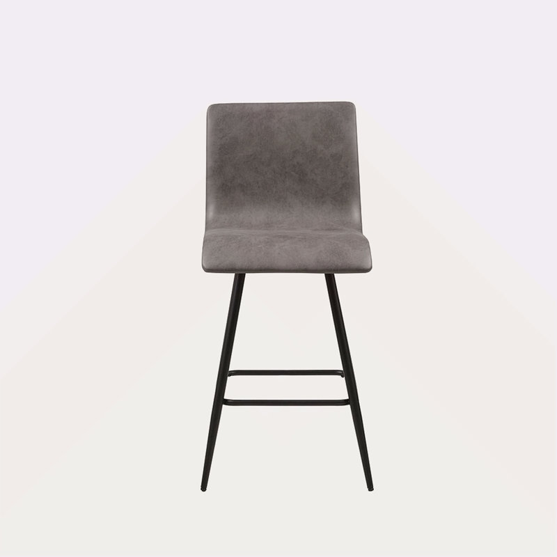Tabouret de comptoir pivotant en similicuir