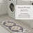 Laura Ashley Florence Imagine Printed Chenille Machine Washable 2-Piece Rug Set-123799160-123799162