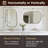 Huldrik Asymmetrical Irregular Bathroom Vanity Mirror | Stainless Steel Frame-898180402-898180404