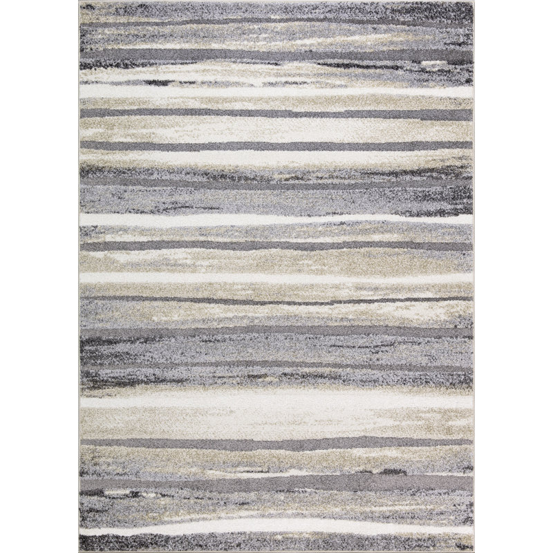 Roseman Striped Indoor Rug, Rectangle 7'10" x 9'10"