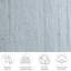 Angel Hand Loomed Cotton Grey Indoor Rug-20872144