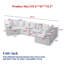 Canapé modulaire en L à assise profonde avec coussins-579185431