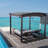 Costway Brown Replacement Canopy for Pergola