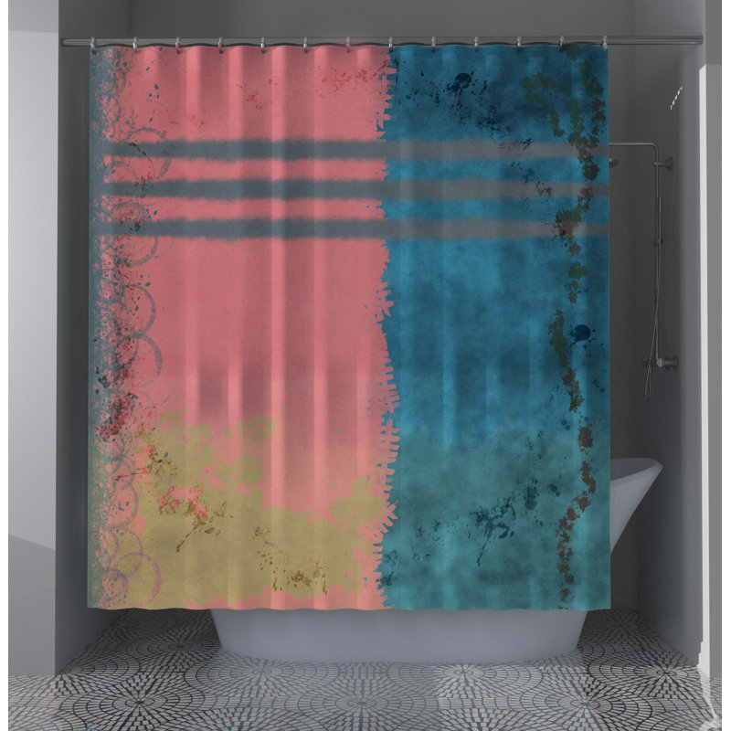Rideau de douche abstrait Dain