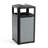 SAFCO Evos Series Steel Trash Can w/ Ashtray, 15 Gallon & 38 Gallon-15288070