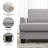 Modern Upholstered 3-seater Cloud Sofa With Extra-thick Cushion-1748935489
