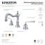 Robinet de salle de bain espacé Kingston-11175796