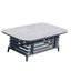Table basse de patio en aluminium