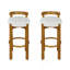 Ensemble de 2 tabourets de bar en bois Elise-537231007