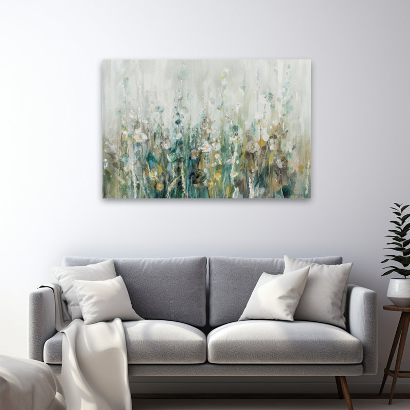 Floral - champ de fleurs sauvages, H 32 po x l 48 po