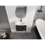 Meuble-lavabo mural 24 po avec lavabo en céramique blanche et porte à fermeture en douceur, emballage KD, chêne foncé-1519199758-1519199762