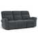 Endrik 87.8" Width Wall Hugger Power Reclining Sofa with Flip Down Console and LED Light, 3-Seater Couch for Small Spaces Living Room and RV