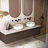 CASAINC Round Solid Surface Resin Bathroom Vessel Sink-120778155