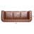 84" Classic Chesterfield Sofa, PU Leather Tufted 3-Seater Couch with Rolled Arms and Nailhead Trim-1156470852