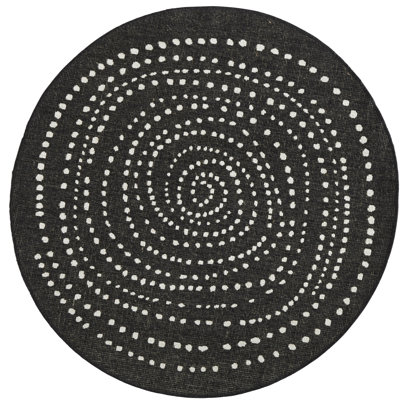Bali Flatweave Black/White Rug