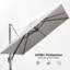 274cm X 274cm Rectangular Cantilever Parasol-1646729723