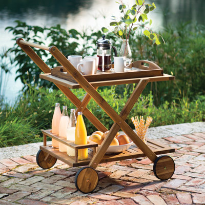 Lathaniel Wood Bar Cart