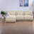 Deep Seat Chenille Sofas, 100.3 Inch Modern Modular Living Room Seating