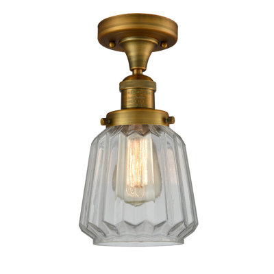 Arbogast Glass Semi Flush Mount