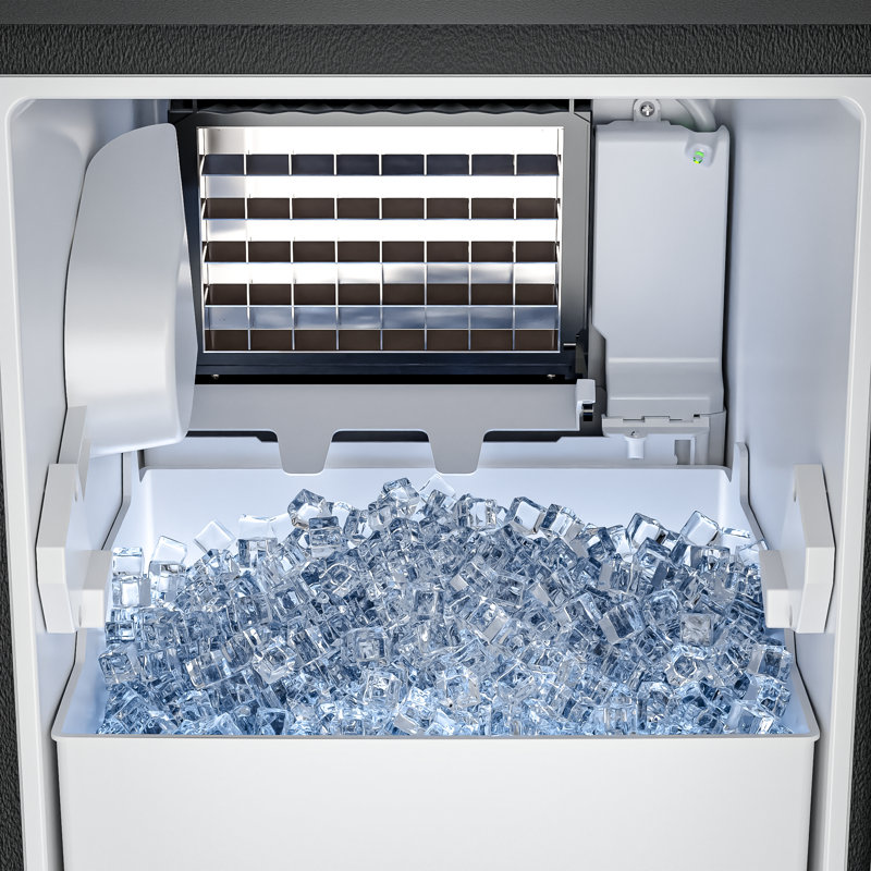 Machine à glaçons encastrable / autoportante en acier inoxydable de 15 po, 75 lb / 24 heures, BIM75-BS