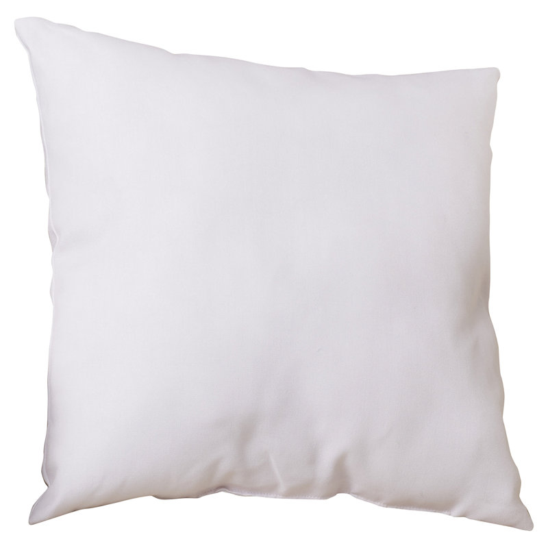 Solid Reversible Throw Pillow, 18" H x 18" W, Bisque