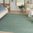 Mullican Sandy Solid Blue/Green Easy Care Indoor/Outdoor Area Rug-294622655
