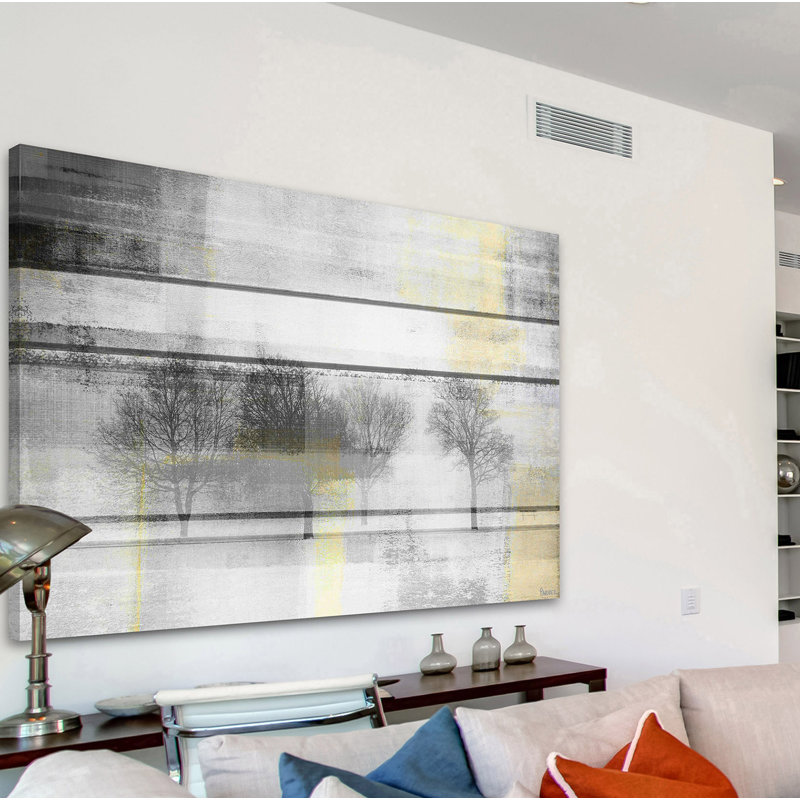 Reproduction d’art sur toile tendue, "des gris plus de pacifique" par parvez taj,, 24 po x 36 po