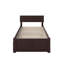 Lit plateforme en bois massif avec pied de lit et lit gigogne Bueno Park-769745975-769745972