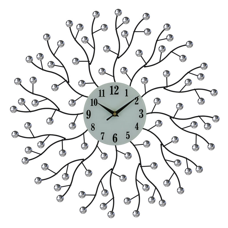 Carranza Round Metal Wall Clock 20"