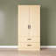 Garde-robe 2 portes, 2 tiroirs Kohdyn, P 20 po-1725049264