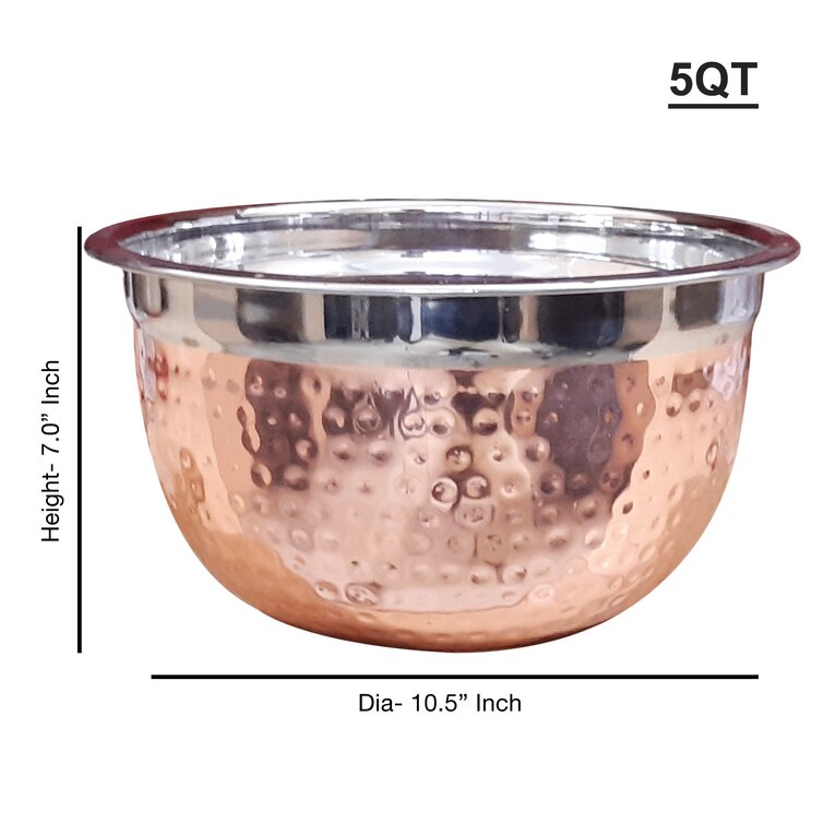 Cuisinart 3 Piece Copper Mixing Bowl Set