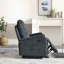 Fauteuil inclinable électrique contemporain bleu Kai avec chargeur USB