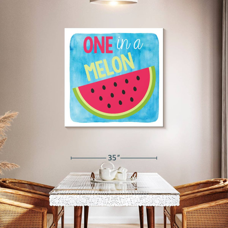 Ketti Melon Puns, 39" H x 39" W