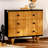 Black Solid Wood Sideboard