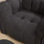 Pouf carré moelleux avec repose-pieds et mousse haute résilience pour jouer, lire et regarder la télévision-134768679
