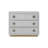 Anpu 3-Drawer Console Cabinet in Silver