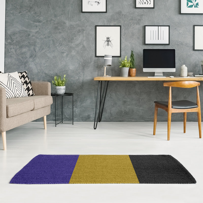 Striped Indoor Rug, Rectangle 5' x 7', Yes