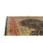 Floral Area Rug in Black/Rust